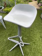 Barkruk Spoon by Kartell zilver, Ophalen, Kunststof, Gebruikt, 60 tot 90 cm