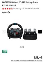 Volant Logitech g29 + siege adapté, Consoles de jeu & Jeux vidéo, Consoles de jeu | Sony Consoles | Accessoires, Enlèvement, Comme neuf