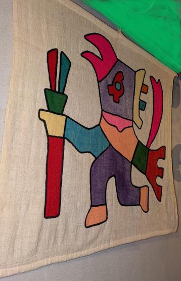 Wandtapijt Bolivia handgemaakt vintage beschikbaar voor biedingen