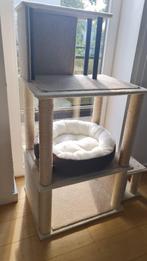 KATTENBOOM OMZOOMD MET BEIGE TAPIJT, Dieren en Toebehoren, Krabmeubelen, Ophalen, Nieuw, Krabmeubel-onderdelen