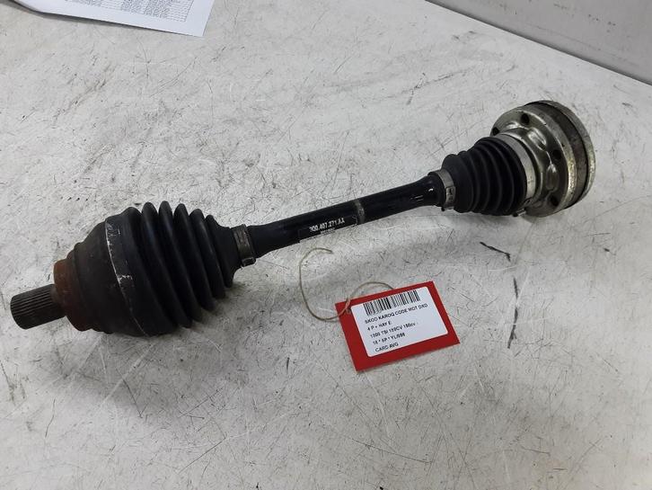 AANDRIJFAS LINKS VOOR Skoda Karoq (01-2017/-) (3Q0407271AA), Auto-onderdelen, Remmen en Aandrijving, Skoda, Gebruikt