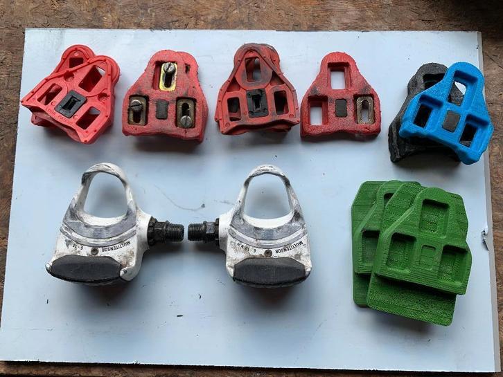 Pedalen voor racefiets - incl. cleats, Fietsen en Brommers, Fietsonderdelen, Gebruikt, Racefiets, Crankstel of Pedalen, Ophalen