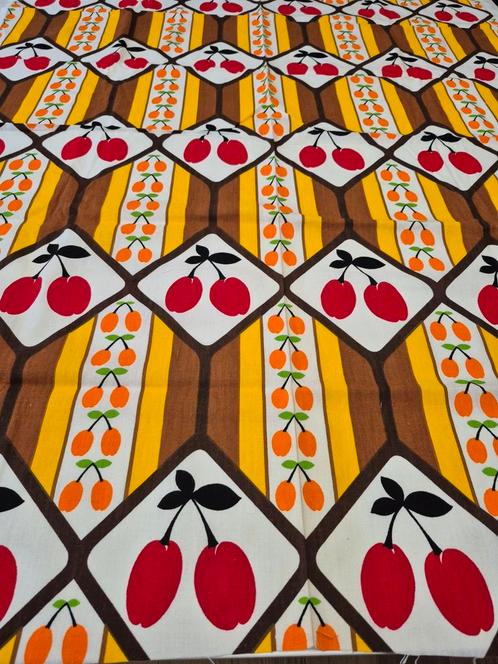 Vintage stof 100 % katoen, Hobby en Vrije tijd, Stoffen en Lappen, Ophalen of Verzenden