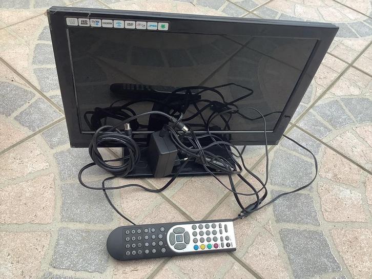 TV, televisie, 12V, 230V, DVD-spelers inbegrepen, Audio, Tv en Foto, DVD spelers, Gebruikt, Ophalen