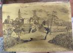 koper ets/ gravure gesigneerd  Deim Pál, Antiek en Kunst, Kunst | Etsen en Gravures, Ophalen of Verzenden