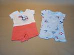 Lot baby jumpsuit Disney kort 2 stuk maat 50/56, Kinderen en Baby's, Ophalen of Verzenden, Zo goed als nieuw