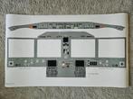 XL posters Boeing 737 MAX cockpit layout, Ophalen of Verzenden, Zo goed als nieuw