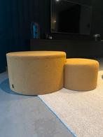 Poef / poefs oker 2 delen, Enlèvement, Comme neuf