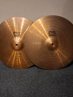 Paiste 2002 black vintage 70's, 15" hihat set voor drumstel, Muziek en Instrumenten, Ophalen of Verzenden, Zo goed als nieuw