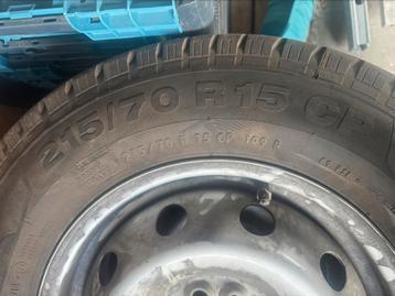 Jantes camping car Fiat 215/70 R15 CP, Auto-onderdelen, Banden en Velgen, 15 inch, Banden en Velgen, Zomerbanden, Ophalen