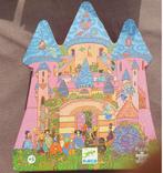 Puzzle Carton Château Féerique 54 Pièces, Enfants +5 ans, Ophalen of Verzenden, Meer dan 50 stukjes, Gebruikt, 4 tot 6 jaar