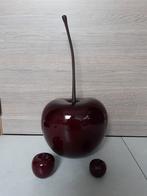 Lot d'1 grande cerise et de 2 petites pommes, Maison & Meubles, Accessoires pour la Maison | Autre, Comme neuf, Enlèvement, Décorations