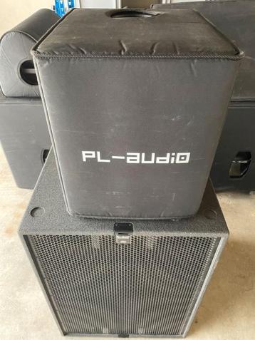 PL-Audio B12 Eco incl. beschermhoes en afstandsstaaf (prijs 