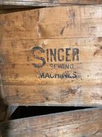 Houten koffer Singer naaimachines, Huis en Inrichting, Ophalen, Gebruikt, X, X