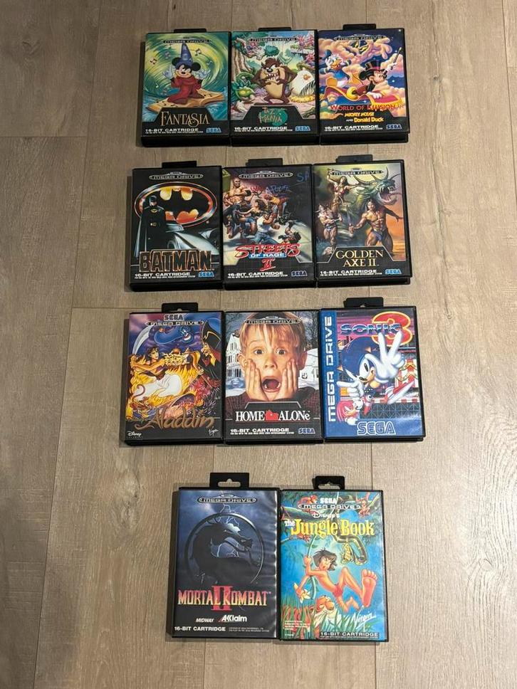 Megadrive games, Games en Spelcomputers, Games | Sony PlayStation 1, Zo goed als nieuw, Ophalen of Verzenden