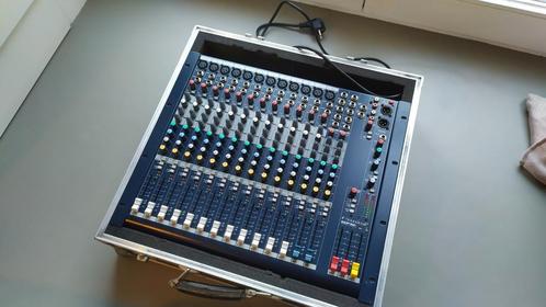 Soundcraft MPMi-12 mengpaneel inclusief flightcase, Muziek en Instrumenten, Mengpanelen, Gebruikt, 10 tot 20 kanalen, Microfooningang