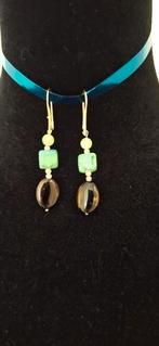 Oorbellen halfedelstenen, Verzenden, Nieuw