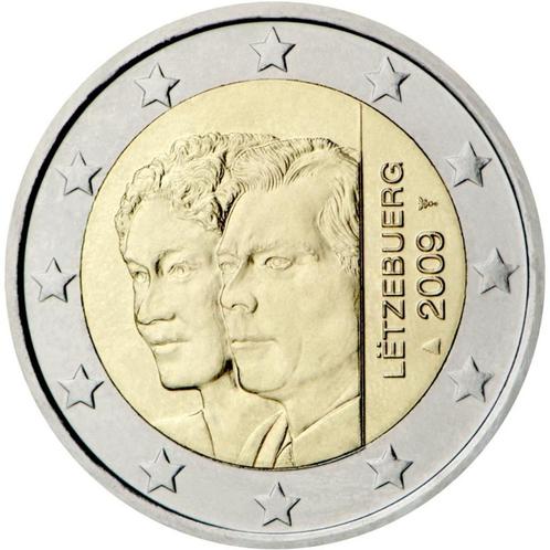 2 euro Luxemburg 2009 - Henri en Charlotte (UNC), Postzegels en Munten, Munten | Europa | Euromunten, Losse munt, 2 euro, Luxemburg