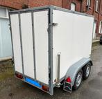 Remorque fermée « FOURGON » EN BOIS BLANC, Enlèvement, Utilisé
