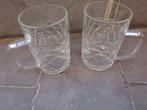 2 bierglazen met handvat  50 cl, Verzamelen, Ophalen of Verzenden