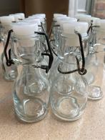 37 glazen flesjes met dop, Ophalen, Zo goed als nieuw