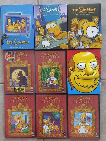 a vendre 4 coffrets + 5 classics de simpsons comme neuf beschikbaar voor biedingen