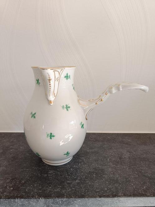Herend porselein. Grote kan met handvat. Hoogte: 19,50 cm., Antiek en Kunst, Antiek | Porselein, Ophalen of Verzenden