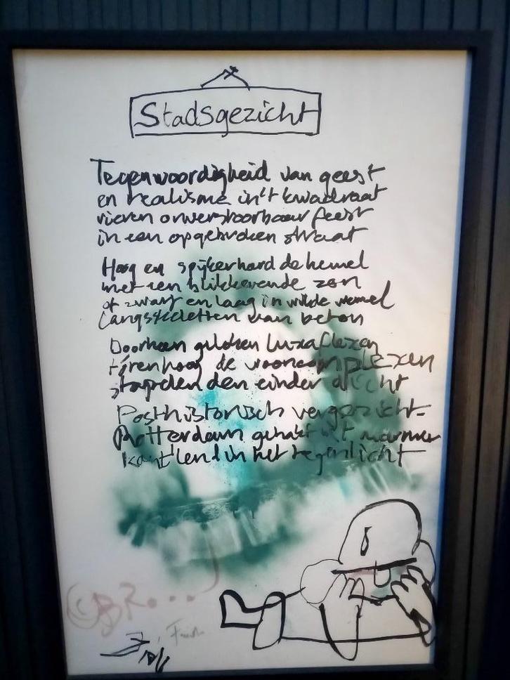 Herman Brood kunstwerk, Antiek en Kunst, Kunst | Litho's en Zeefdrukken, Ophalen