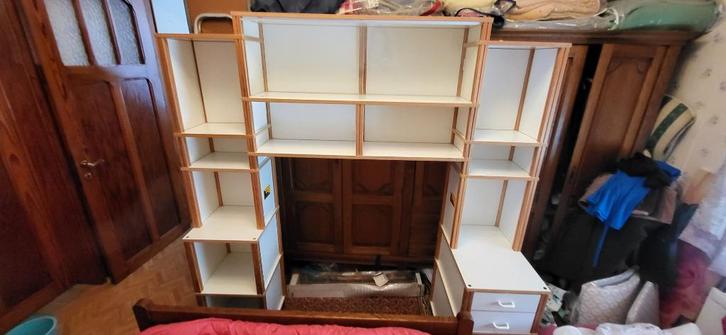 Grande bibliothèque armoire étagère, Huis en Inrichting, Kasten | Boekenkasten, Gebruikt, 150 tot 200 cm, 150 tot 200 cm, 25 tot 50 cm