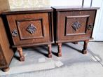 Vintage retro , nachtkastjes , in goede staat., Huis en Inrichting, Slaapkamer | Nachtkastjes, Ophalen, Gebruikt