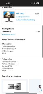 27 AOC Gaming monitor FULL HD 144hz 1ms, Computers en Software, Monitoren, Ophalen, 101 t/m 150 Hz, Minder dan 1 ms, AOC