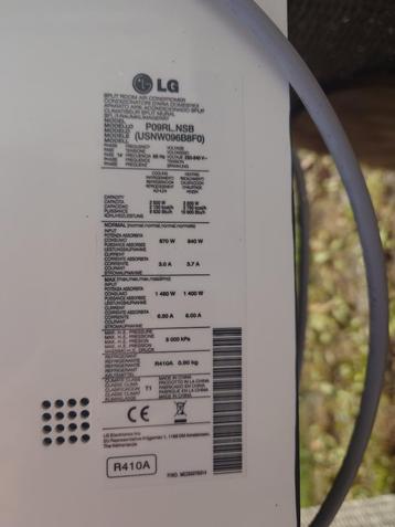 LG Split room airconditioner beschikbaar voor biedingen