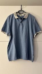 Lichtblauwe bio katoenen polo, Kleding | Heren, Grote Maten, Ophalen of Verzenden, Zo goed als nieuw, Blauw, Shirt