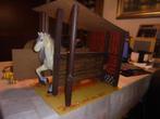 paardenstal Fleur met paardbenodigheden, Ophalen of Verzenden, Gebruikt, Rij- of Hobbelspeelgoed
