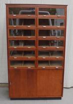 Grote  fourniturenkast ladekast apothekerskast winkelkast, Antiek en Kunst, Ophalen of Verzenden