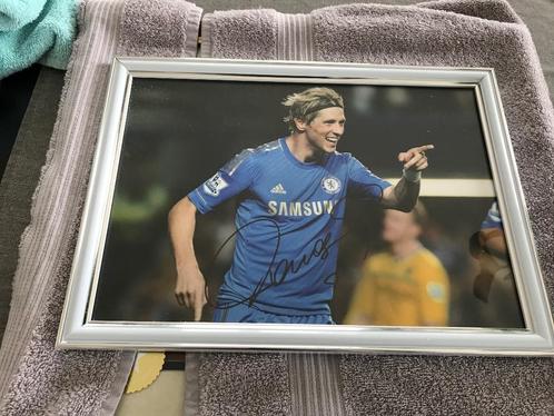 F.Torres gesigneerde foto met COA, Verzamelen, Sportartikelen en Voetbal, Nieuw, Poster, Plaatje of Sticker, Verzenden