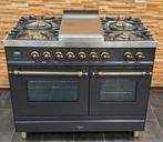 🔥 Poêle Boretti de luxe 100 cm anthracite + ancien FOUR À G, Electroménager, Cuisinières, Comme neuf, 5 zones de cuisson ou plus