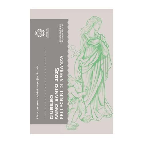 2 euro San Marino 2025: Jubileumjaar, Postzegels en Munten, Munten | Europa | Euromunten, Losse munt, 2 euro, San Marino, Ophalen of Verzenden