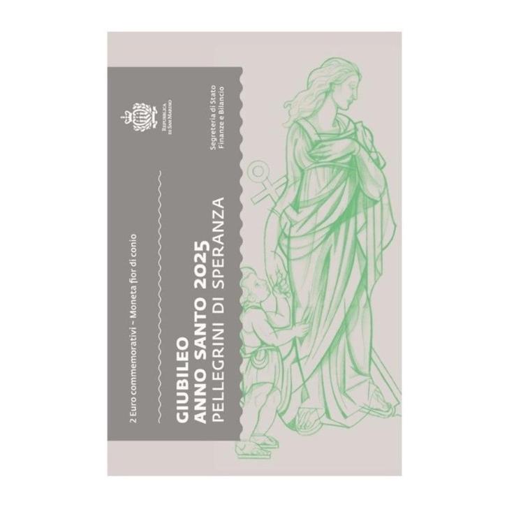 2 euro San Marino 2025: Jubileumjaar, Postzegels en Munten, Munten | Europa | Euromunten, Losse munt, 2 euro, San Marino, Ophalen of Verzenden