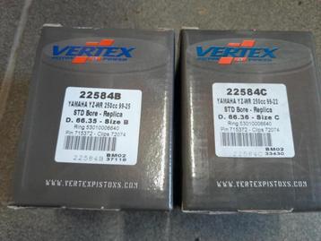 2x vertex piston yamaha yz250 fantic xx250 beschikbaar voor biedingen