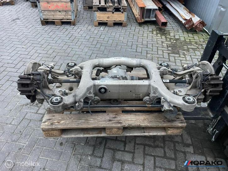 Achteras BMW 5 serie F10 F11 7584453, Auto-onderdelen, Ophanging en Onderstel, Gebruikt, Ophalen of Verzenden