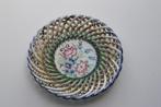 Foreign gevlochten kleurig gebloemd bordje, Ophalen of Verzenden