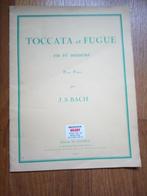 toccata et fugue  en ré mineur pour piano JS Bach  TBE, Muziek en Instrumenten, Bladmuziek, Klassiek, Ophalen of Verzenden, Zo goed als nieuw