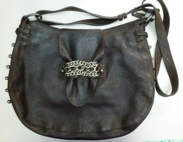 sac à main ou bandoulière brun Lamarthe Exception Sublime ma, Enlèvement ou Envoi, Utilisé, Brun, Sac à main