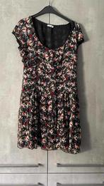 VINTAGE 1997 jurk zwarte sluier veelkleurig M, Kleding | Dames, Jurken, Zwart, Ophalen of Verzenden, Zo goed als nieuw, Pimkie