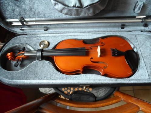 Violon Andreas Zeller taille 4/4 - étui + accessoires - bois, Muziek en Instrumenten, Strijkinstrumenten | Violen en Altviolen