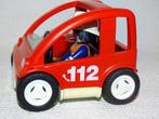 Playmobil klein autootje brandweer, Enlèvement ou Envoi, Comme neuf, Ensemble complet