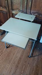 Glazen bureau tafel, Doe-het-zelf en Bouw, Ophalen, Zo goed als nieuw
