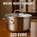 320€ Te koop: Mauviel1830 kookpot – NIEUW, NOOIT GEBRUIKT, Ophalen of Verzenden, Nieuw, Aluminium