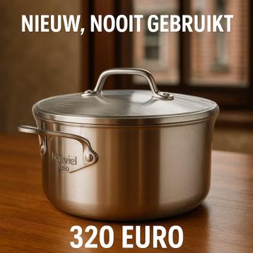 320€ Te koop: Mauviel1830 kookpot – NIEUW, NOOIT GEBRUIKT

 beschikbaar voor biedingen